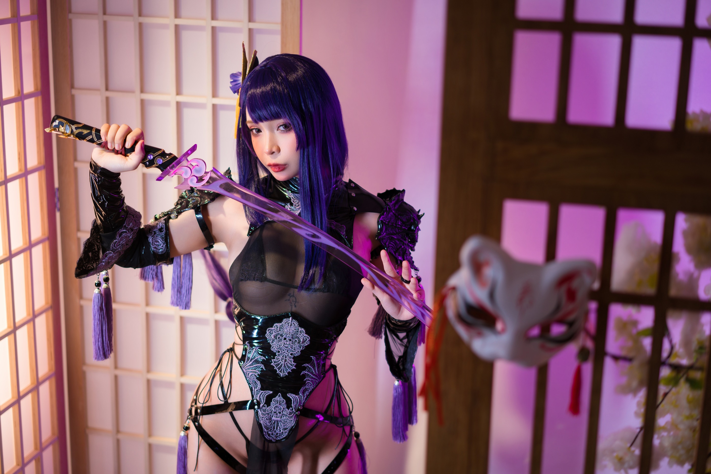 图片[1]-Umeko J – NO.050 Raiden Shogun [146P]-XikXak